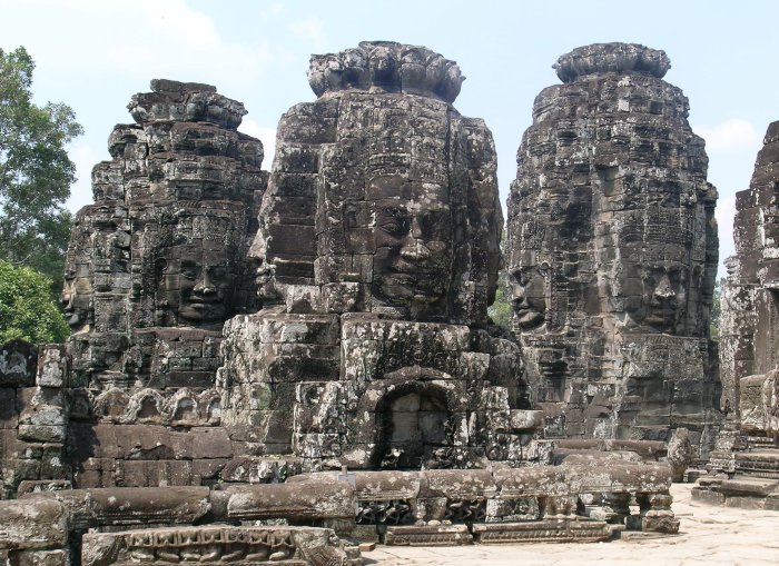 The stone faces of Bayon