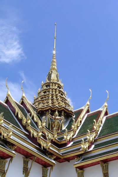 Ornate golden roof-line