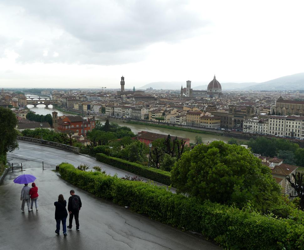 The view of Firenze from Piazza Michelangelo.